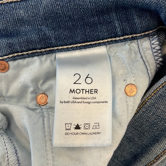 Mother Denim - The Weekender Ankle Fray Crop in Wild - Size 26 - Picture 9 of 11